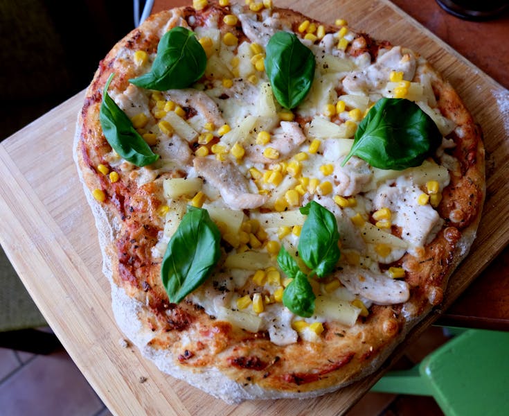 Buffalo Chicken Spicy pizza at Pizza Ranch